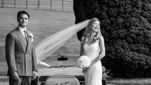 Beautiful bride and groom at St Audries Park wedding